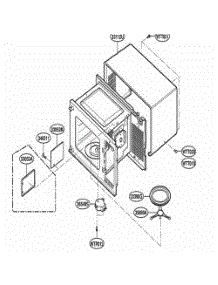 Oven Cavity Parts parts for Lg Range 89140 from AppliancePartsPros.com