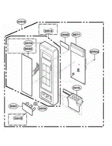 Control Panel Parts parts for Lg Range 89149 from AppliancePartsPros.com