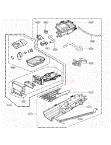 Panel Drawer Assembly And Guide Assembly parts for Lg Dryer 91028 from AppliancePartsPros.com