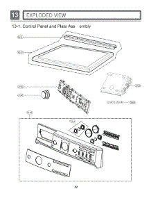 Control Panel parts for Lg Dryer 91073 from AppliancePartsPros.com