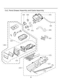 Drawer parts for Lg Dryer 91073 from AppliancePartsPros.com