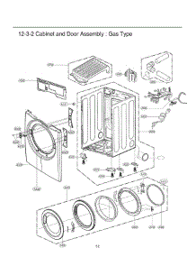 Section 3 parts for Lg Dryer 91383 from AppliancePartsPros.com