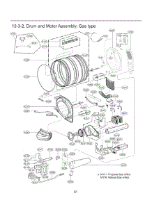 Section 3 parts for Lg Dryer 91782 from AppliancePartsPros.com