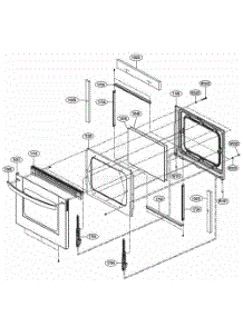 Lower Door Parts parts for Lg Range 96047 from AppliancePartsPros.com