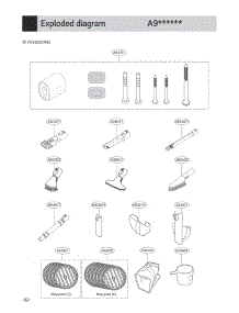 Section 6 parts for Lg Vacuum A906SM from AppliancePartsPros.com