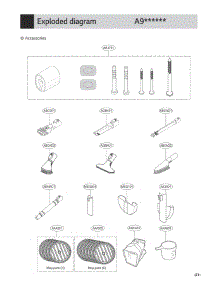 Section 6 parts for Lg Vacuum A912PM from AppliancePartsPros.com