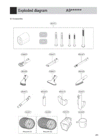 Section 6 parts for Lg Vacuum A913BM from AppliancePartsPros.com