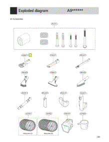 Section 6 parts for Lg Vacuum A916BM from AppliancePartsPros.com