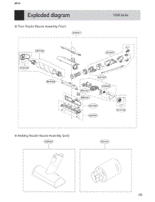 Nozzle Assembly parts for Lg Vacuum A925KRM from AppliancePartsPros.com