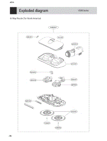 Section 4 parts for Lg Vacuum A927KGMS from AppliancePartsPros.com