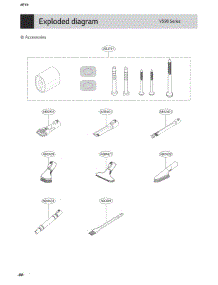 Section 8 parts for Lg Vacuum A927KVMS from AppliancePartsPros.com