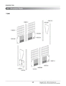 Structure Parts parts for Lg Air Conditioner ACHH020HBAB.ABEAAAU from AppliancePartsPros.com