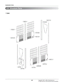 Section 3 parts for Lg Air Conditioner ACHH020VBAB.ABEAAAU from AppliancePartsPros.com
