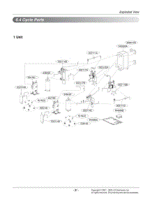 Section 4 parts for Lg Air Conditioner ACHH020VBAB.ABEAAAU from AppliancePartsPros.com