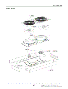 Section 1 parts for Lg Air Conditioner ACHH060VBAB.ABEAAAU from AppliancePartsPros.com