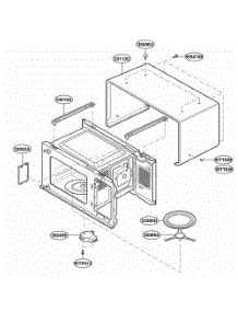 Oven Cavity Parts parts for Lg Range ACM0860AC from AppliancePartsPros.com