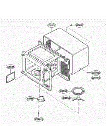 Oven Cavity Parts parts for Lg Range ACM1420AB from AppliancePartsPros.com