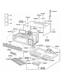 Oven Cavity Parts parts for Lg Range ACO1180AW from AppliancePartsPros.com