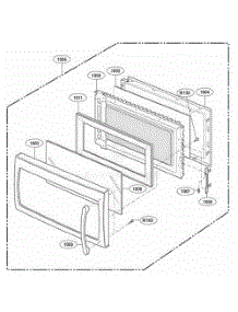 Door Parts parts for Lg Range ACO1840AW from AppliancePartsPros.com