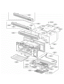 Oven Cavity Parts parts for Lg Range ACO1860AB from AppliancePartsPros.com