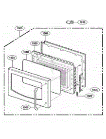 Door Parts parts for Lg Wall Oven AMC7159TAB from AppliancePartsPros.com