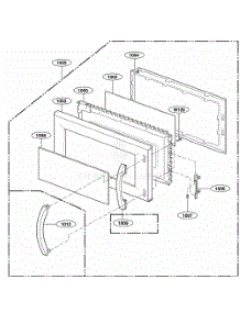 Door Parts parts for Lg Range AMV1162AAB from AppliancePartsPros.com