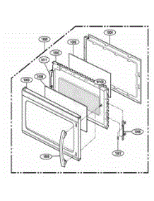 Door Parts parts for Lg Range AMV5164AAW from AppliancePartsPros.com