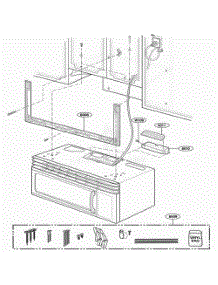 Installation Parts parts for Lg Range AMV5164AAW from AppliancePartsPros.com