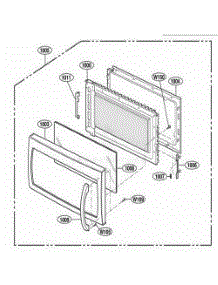 Door Parts parts for Lg Range AMV6177AAQ from AppliancePartsPros.com