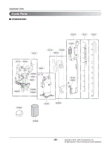 Section 3 parts for Lg Air Conditioner ARUB060GSS4.EWGBLUS from AppliancePartsPros.com