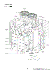 Section 2 parts for Lg Air Conditioner ARUB121BTE4.AWGBLUS from AppliancePartsPros.com