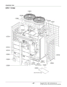 Section 2 parts for Lg Air Conditioner ARUB121DTE4.AWGBLUS from AppliancePartsPros.com