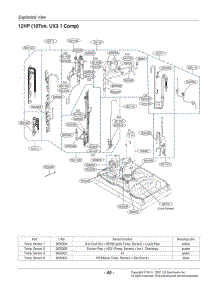 Section 3 parts for Lg Air Conditioner ARUB121DTE4.AWGBLUS from AppliancePartsPros.com