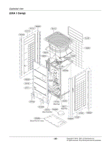 Section 2 parts for Lg Air Conditioner ARUM072BTE5.AWGBLUS from AppliancePartsPros.com