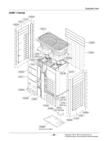 Section 2 parts for Lg Air Conditioner ARUM121BTE5.AWGBLUS from AppliancePartsPros.com
