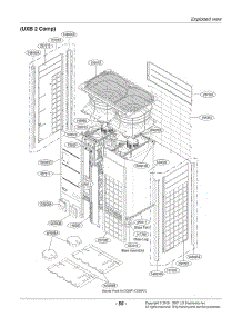 Section 2 parts for Lg Air Conditioner ARUM168BTE5.AWGBLUS from AppliancePartsPros.com
