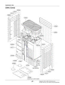 Section 2 parts for Lg Air Conditioner ARUM168DTE5.AWGBLUS from AppliancePartsPros.com