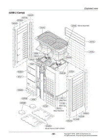 Section 2 parts for Lg Air Conditioner ARUM241BTE5.AWGBLUS from AppliancePartsPros.com