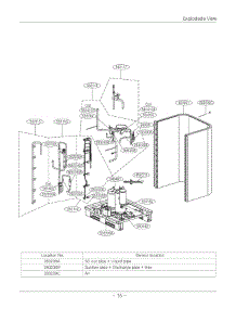 Section 3 parts for Lg Air Conditioner ARUN053GF2.AWGBLUS from AppliancePartsPros.com