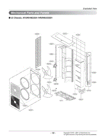 Mechanical Parts And Panels parts for Lg Air Conditioner ARUN053GSS4.EWGBEUS from AppliancePartsPros.com