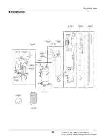 Section 3 parts for Lg Air Conditioner ARUN060GSS4.EWGBLUS from AppliancePartsPros.com