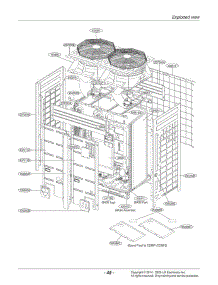 Section 2 parts for Lg Air Conditioner ARUN168DTE4.AWGBLUS from AppliancePartsPros.com