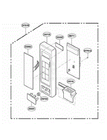 Controller parts for Lg Range CDMW14W from AppliancePartsPros.com