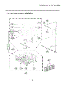 Rack Assembly parts for Lg Dishwasher D1426DB1 from AppliancePartsPros.com