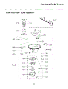 Sump Assembly parts for Lg Dishwasher D1471DBK from AppliancePartsPros.com