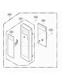 Control Panel Parts 4 parts for Lg Range DFS11EA from AppliancePartsPros.com