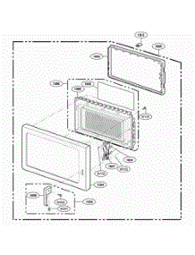Door Parts parts for Lg Range DFS11EA from AppliancePartsPros.com