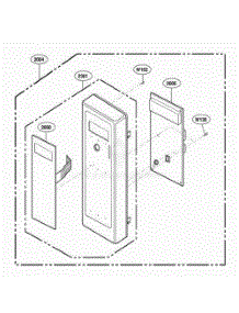 Control Panel Parts 4 parts for Lg Range DFS11G from AppliancePartsPros.com