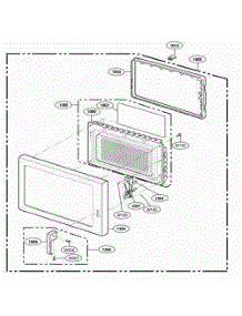 Door Parts parts for Lg Range DFS11G from AppliancePartsPros.com