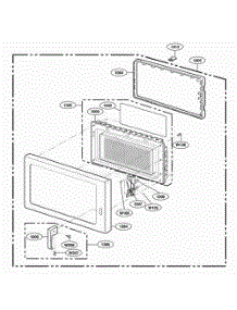 Door Parts parts for Lg Range DFS18G from AppliancePartsPros.com